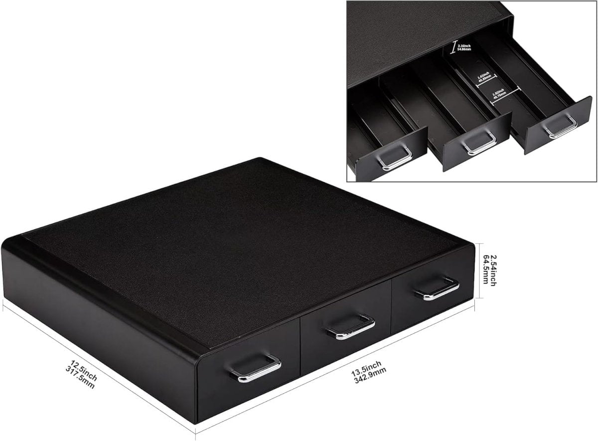 Amazon Basics Coffee Pod Storage Drawer for K - Cup Pods, 36 Pod Capacity, Black - Homesidy.com