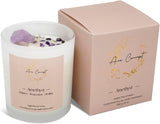ava concept - Soy Candles with Crystals - Aromatherapy Scented Candle for Women - Lavender Vanilla Gift Set - Small Wax Melts - 3 Pack 3.5oz - Homesidy.com