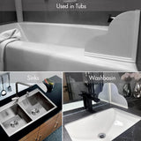 Spidfee Shower Splash Guard Kit, Large Splash Guards for Bathtub Waterproof Self - Adhesive Shower Corner Guards to Keep Water in Shower or Bath, Pack of 2 (9.25 x 9.25 inches) - Homesidy.com