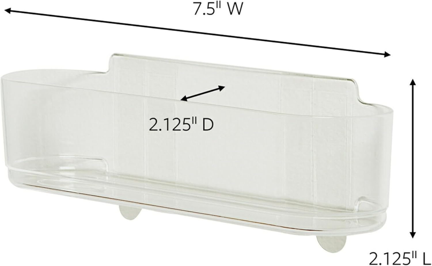 Command Large Caddy, Holds up to 4 lb, 8.6&34; x 3.1&34; x 3&34;, 1 Caddy with 4 Command Strips, Damage Free Organization Wall Mount to Cabinet, Kitchen, Pantry, Closet, or Under Sink - Homesidy.com