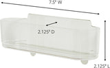 Command Large Caddy, Holds up to 4 lb, 8.6&34; x 3.1&34; x 3&34;, 1 Caddy with 4 Command Strips, Damage Free Organization Wall Mount to Cabinet, Kitchen, Pantry, Closet, or Under Sink - Homesidy.com
