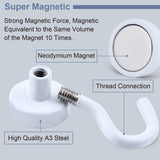 DIYMAG Garage Storage Hooks 6 Pack, 30lbs 2025 Cruise Cabin Ship Essentials N52 Magnetic Hook Heavy Duty Strong Wall Mount Magnets Fridge for Classroom Wall Mount Kitchen Grills Silver - Homesidy.com