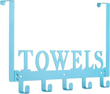 Kuhome Over The Door Hooks, Towel Holder for Bathroom, Door Mount Towel Rack Towel Hooks for Bedroom Beach Towels Bathrobe Wall Mount Hang on The Door Cabinet Cupboard Metal Sandblasted (Black) - Homesidy.com