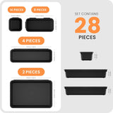 A - LuGei 【Military Grade Drawer Organizer, 【𝟱𝗦𝗶𝘇𝗲】 Makeup organizer, 【Holds 177 Items】 Bathroom Organizers and Storage, Organization and Storage, Desk Drawer Organizer for Bathroom Vanity - Homesidy.com