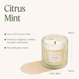 LA JOLIE MUSE Christmas Candle | Ruby Berry Bliss | Mandarin Cranberry &amp; Plum | 10 oz Festive Candle | 55 Hours Clean Burn | Gift for Women &amp; Family - Homesidy.com