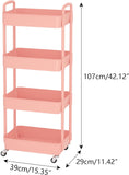 Sywhitta 3 - Tier Plastic Rolling Utility Cart with Handle, Multi - Functional Storage Trolley for Office, Living Room, Kitchen, Movable Storage Organizer with Wheels, White - Homesidy.com