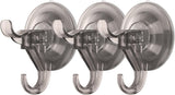 Antimbee 3 Pack Suction Cup Hooks, Clear Suction Cup Hanger, Removable Small Suction Cups for Shower, Bathroom, Glass, Door, Windows, Kitchen - Max Hanging up to 11 lbs on Smooth Surface - Homesidy.com