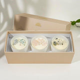 ava concept - Soy Candles with Crystals - Aromatherapy Scented Candle for Women - Lavender Vanilla Gift Set - Small Wax Melts - 3 Pack 3.5oz - Homesidy.com