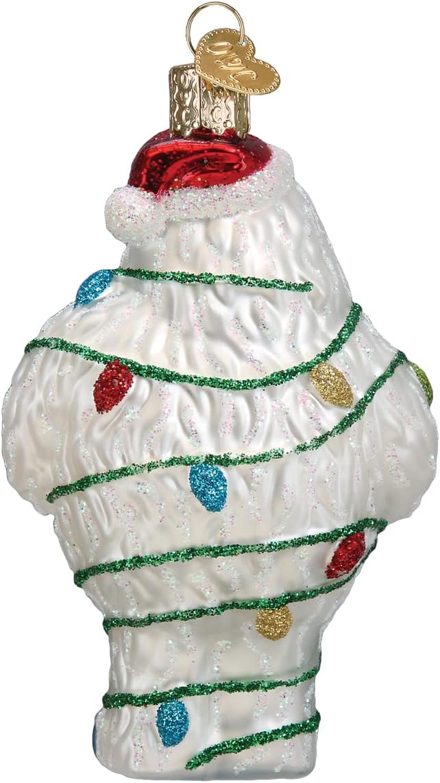 Old World Christmas Rudolph and Clarice Glass Blown Ornament for Christmas Tree, Handcrafted Holiday Decoration, Rudolph Collection - Homesidy.com