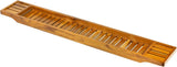 VaeFae Teak Bathtub Tray, Wooden Bath Caddy for Bathtub, Bath Tub Wood Table for Tub - Homesidy.com