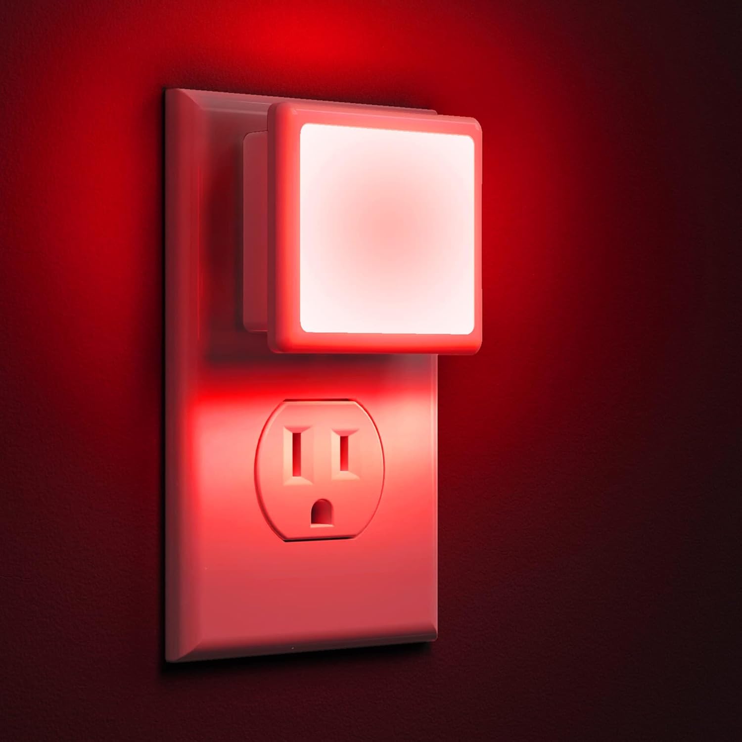 L LOHAS LED Night Lights Plug into Wall 2 - Pack, 0.3W Plug in Night Light, Dusk to Dawn, 3000K Soft White, Bright Nightlight Auto - On/Off, for Adults Kids Room Bedroom Bathroom Hallway Kitchen, Non - Dim - Homesidy.com