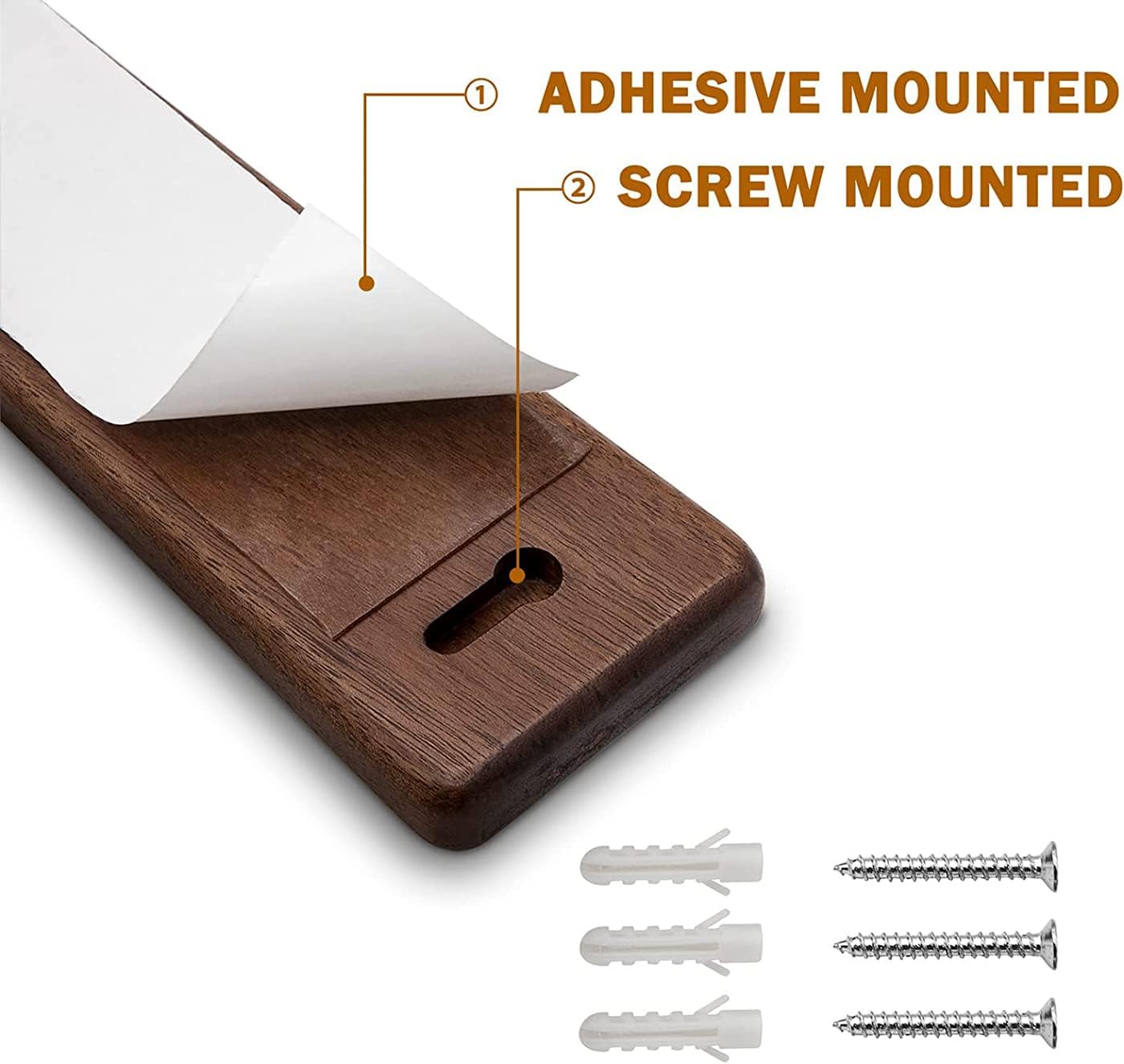 HOSHANHO Magnetic Knife Strips, Magnetic Knife Holder for Wall 16 Inch, Acacia Wood Knife Magnetic Strip Use as Knife Bar, Knife Holder for Kitchen Utensil Organizer - Homesidy.com