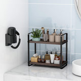 HNRLOY Bathroom Counter Organizer,Bathroom Countertop Organizer,Counter Shelf,Countertop Storage,Organization and Storage,Makeup Shelf,Sink Caddy(Brown 3 Tier) - Homesidy.com