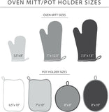 KITCHENAID Ribbed Soft Silicone Oven Mitt 2 - Pack Set, 7.5&34;x13&34;, Milkshake - Homesidy.com