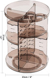 Rotating Makeup Organizer, DIY 8 Adjustable Layers Spinning Skincare Organizer, Cosmetic Display Case with Brush Holder Perfume Tray, Multi - Function Storage Carousel for Vanity Bathroom Countertop - Homesidy.com