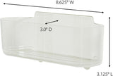 Command Large Caddy, Holds up to 4 lb, 8.6&34; x 3.1&34; x 3&34;, 1 Caddy with 4 Command Strips, Damage Free Organization Wall Mount to Cabinet, Kitchen, Pantry, Closet, or Under Sink - Homesidy.com