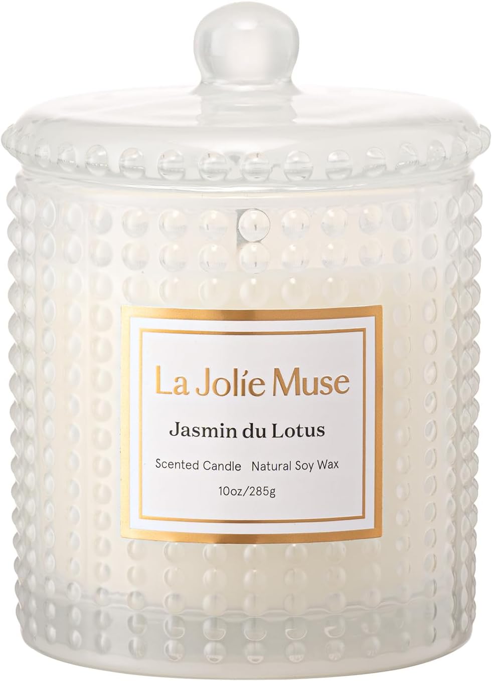 LA JOLIE MUSE Christmas Candle | Ruby Berry Bliss | Mandarin Cranberry &amp; Plum | 10 oz Festive Candle | 55 Hours Clean Burn | Gift for Women &amp; Family - Homesidy.com