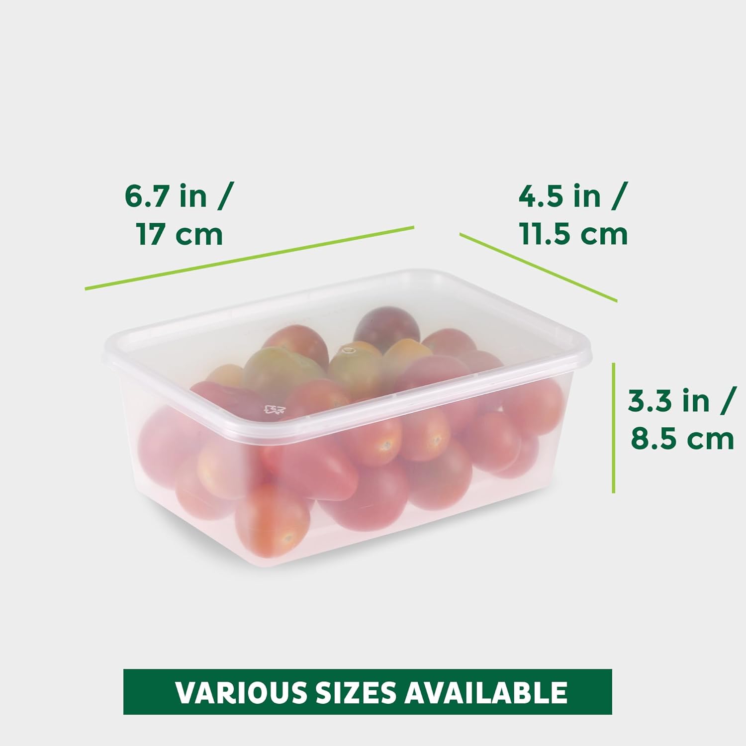 Freshware Food Storage Containers [50 Set] 8 oz Plastic Deli Containers with Lids, Slime, Soup, Meal Prep Containers | BPA Free | Stackable | Leakproof | Microwave/Dishwasher/Freezer Safe - Homesidy.com