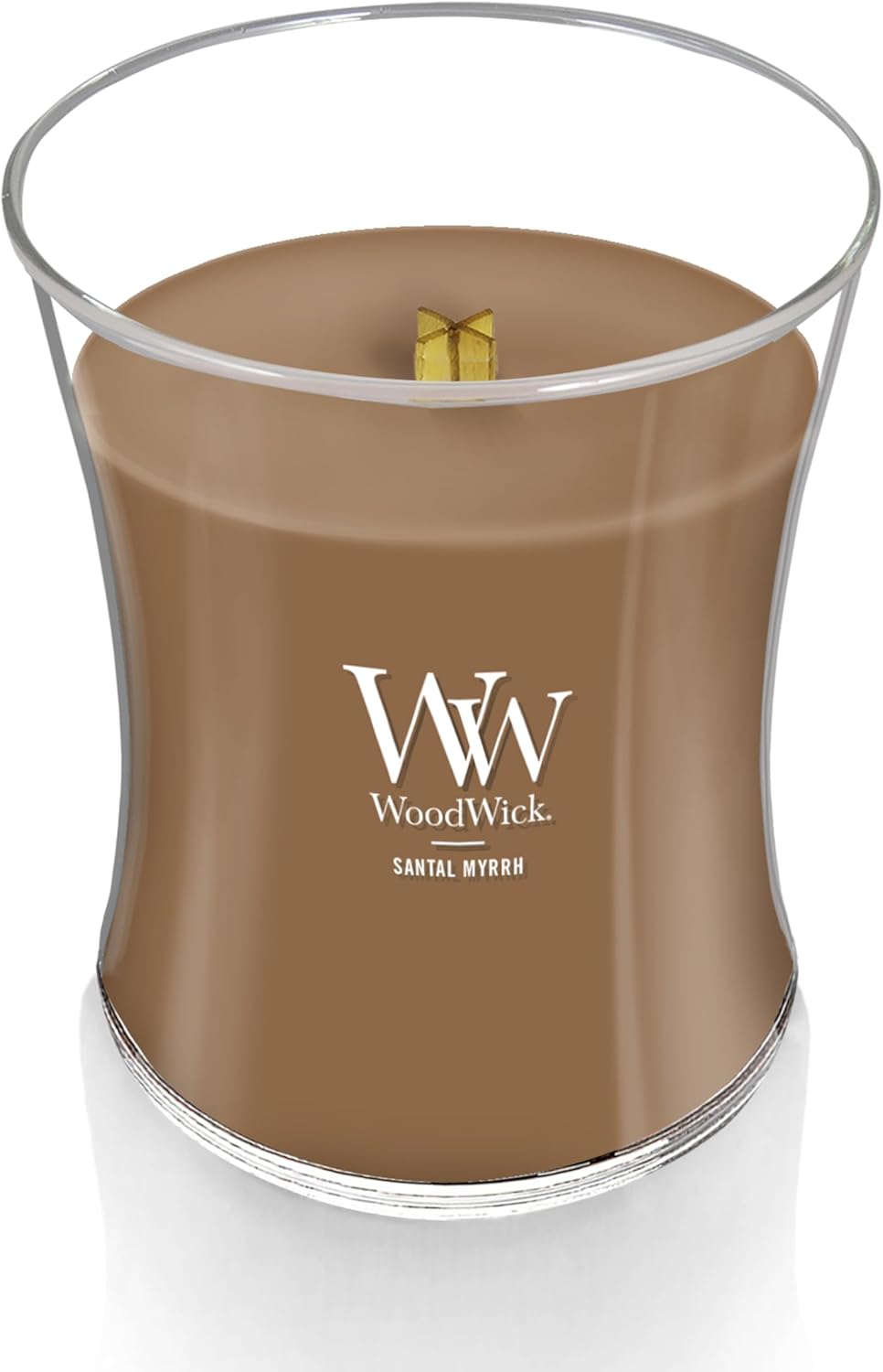 WoodWick Marine Amber Holiday Candle Gifts for Women and Men, 9.7 oz Precious Metals Collection with Crackling Wick - Homesidy.com