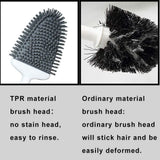 Sellemer Toilet Brush and Holder Set - Flexible Toilet Bowl Brush Head with Silicone Bristles, Compact Size for Storage and Organization, Ventilation Slots Base (1 Pack, Silver) - Homesidy.com