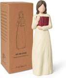 Cuayaes Reading Thinker Statue Book Lover Gifts for Women Readers, Graduates, Students, Teachers, Bookshelf Decor Aesthetic Sculpture Home Decor for Shelves Desk Office Living Room - Homesidy.com