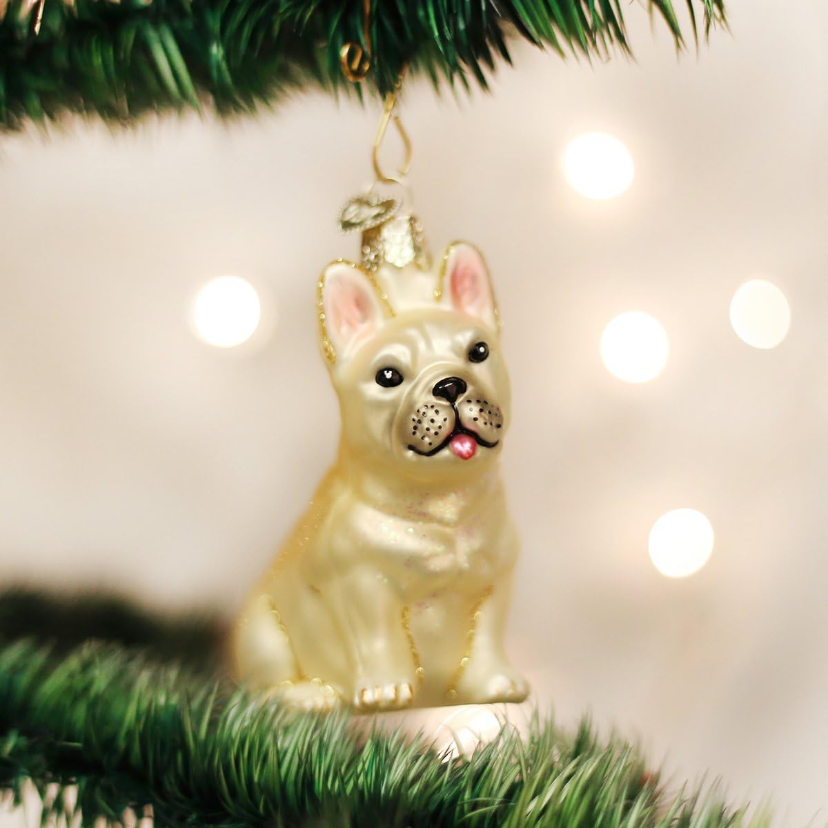 Old World Christmas Black Labrador Dog Collection Glass Blown Ornaments for Christmas Tree 3.75 x 1.5 - Homesidy.com