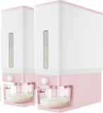 Lifewit Rice Dispenser 25 Lbs(11.3kg), Rice Storage Container Sealed Moisture Proof with Measuring Cup for Kitchen Pantry Household, BPA - Free, 1 Pack - Homesidy.com