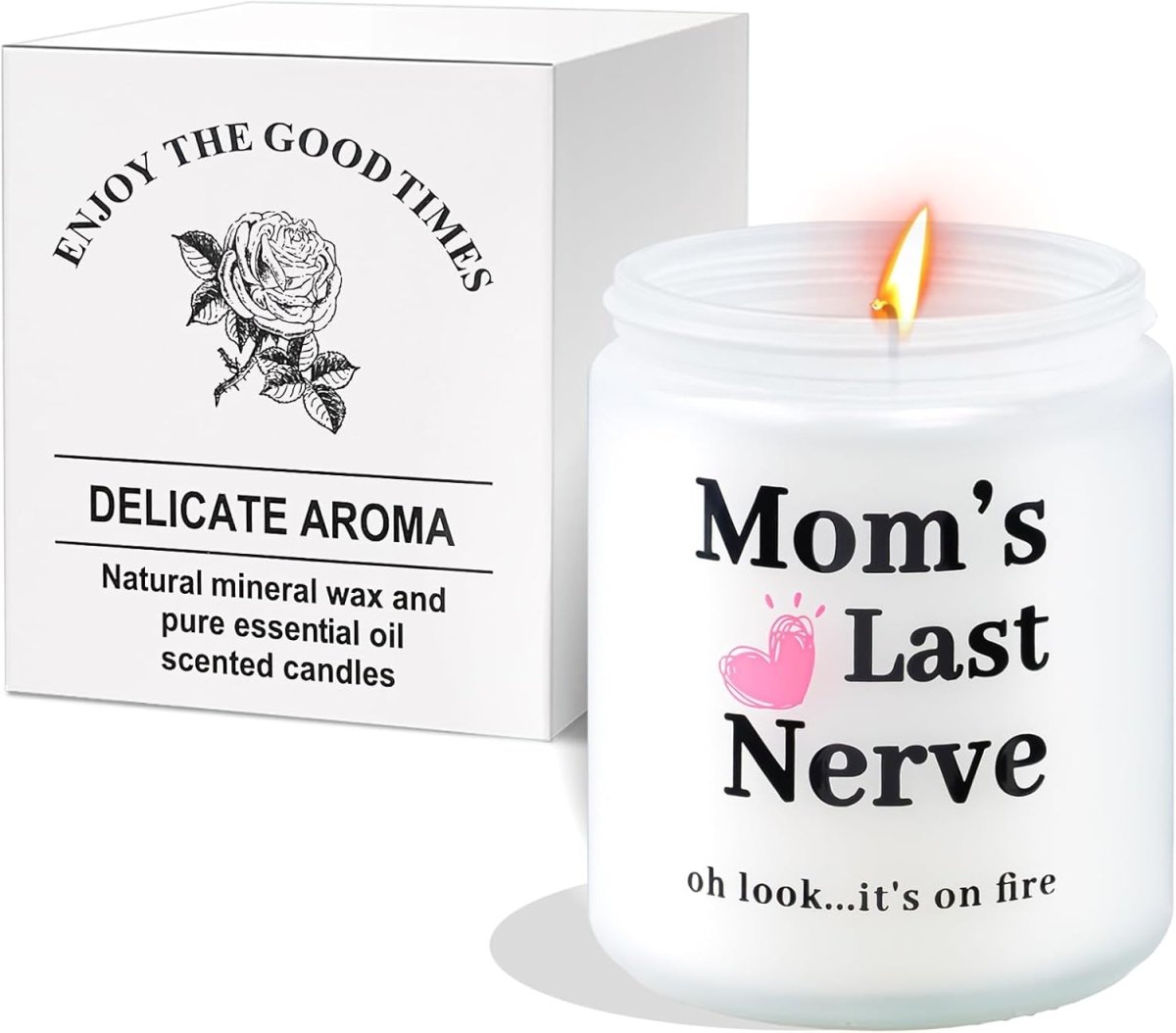 Niviy Gifts for Women, Christmas Scented Candle Stocking Stuffers, Valentines Galentines Day Gifts, Funny Candle for Women, Sister Christmas Gift for Sisters, Friend Cute Birthday Anniversary 7oz - Homesidy.com