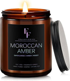 Eucalyptus &amp; Sage Scented Candles,Candles for Home Scented Aromatherapy Candles,Soy Wax Candle Gift for Women Men Amber Jar Candle, 7oz - Homesidy.com