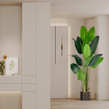 Artificial Bird of Paradise Plant 7Ft Fake Tropical Palm Tree with 17Trunks Faux Banana Leaf Trees in Pot for Home Indoor Outdoor Office Modern Decor Housewarming - Homesidy.com