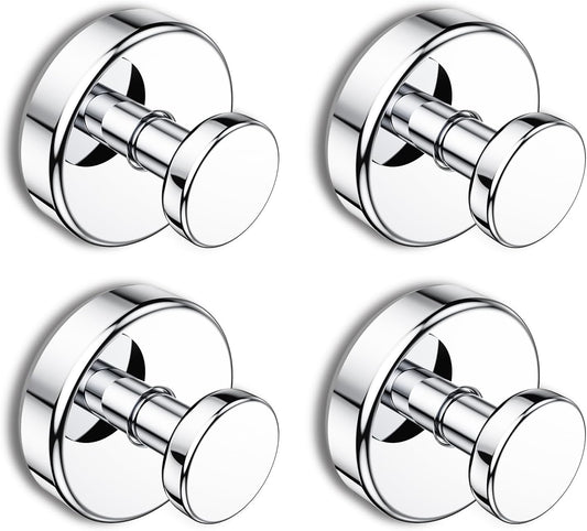 Bntuk Suction Cup Hooks for Shower, Removable Towel Hooks for Bathroom Window Glass Door Wall, Bath Robe Looafh Wreath Hook for Hanging - 2 Pack, Black - Homesidy.com