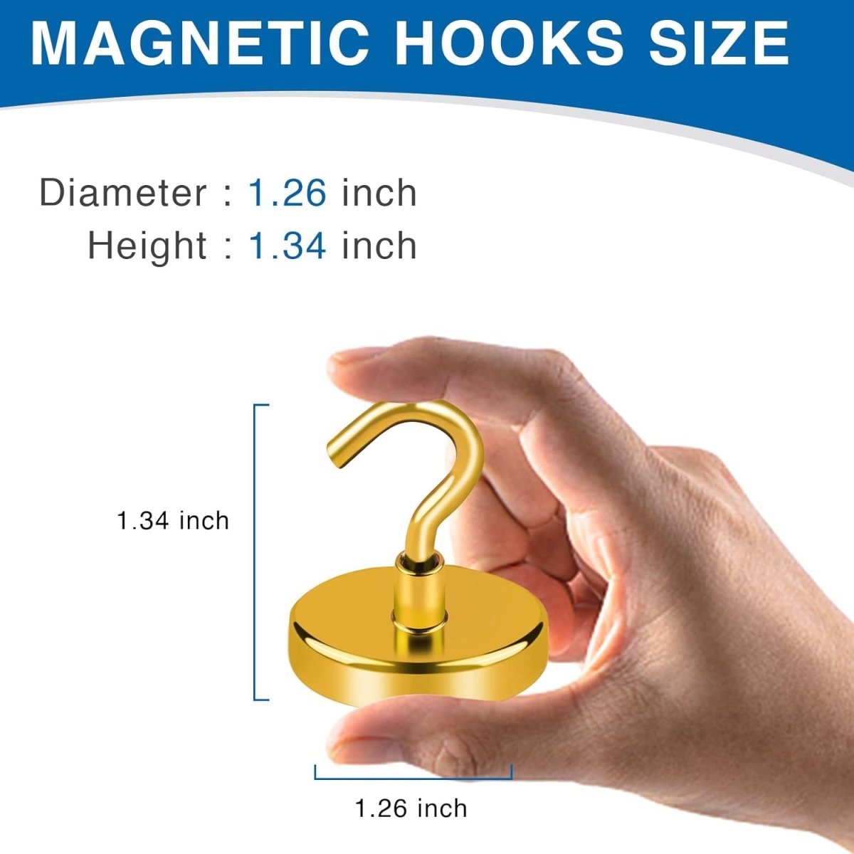 LOVIMAG Magnetic Hooks, 12 Pack 30lbs Magnet Hook 2025 Cruise Cabin Ship Essentials Heavy Duty Strong Magnets Refrigerator Fridge Hanging for Classroom Beach Vacation Kitchen Grills Home (Black) - Homesidy.com