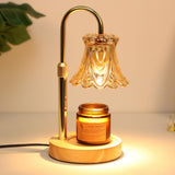 GEEZO Fragrance Candle Warmer Lamp，Electric Candle Warmer with Timer &amp; Dimmer，Mom Christmas Birthday Gifts for Women, House Warming Gifts New Home Bedroom Decor - Homesidy.com