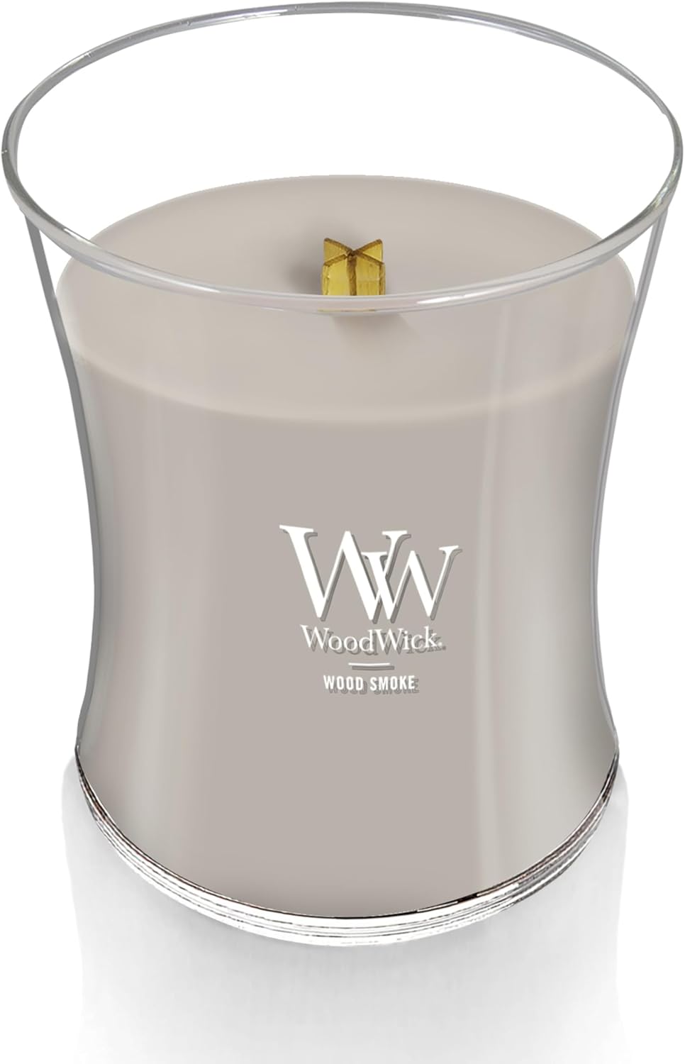 WoodWick Marine Amber Holiday Candle Gifts for Women and Men, 9.7 oz Precious Metals Collection with Crackling Wick - Homesidy.com