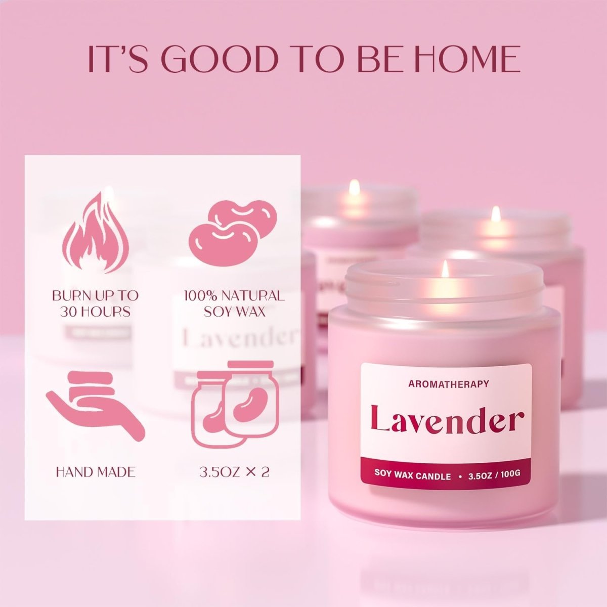 Waxcanpy Scented Candle Gift Set, Soy Candles for Women, Sleep Candles for Home Scented, 2 Pack Aromatherapy Candle for Relaxing, Sleep, Stress Relief &amp; Home Decor - Homesidy.com
