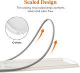 Lifewit Rice Dispenser 25 Lbs(11.3kg), Rice Storage Container Sealed Moisture Proof with Measuring Cup for Kitchen Pantry Household, BPA - Free, 1 Pack - Homesidy.com
