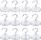LOVIMAG Magnetic Hooks, 12 Pack 30lbs Magnet Hook 2025 Cruise Cabin Ship Essentials Heavy Duty Strong Magnets Refrigerator Fridge Hanging for Classroom Beach Vacation Kitchen Grills Home (Black) - Homesidy.com