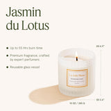 LA JOLIE MUSE Christmas Candle | Ruby Berry Bliss | Mandarin Cranberry &amp; Plum | 10 oz Festive Candle | 55 Hours Clean Burn | Gift for Women &amp; Family - Homesidy.com