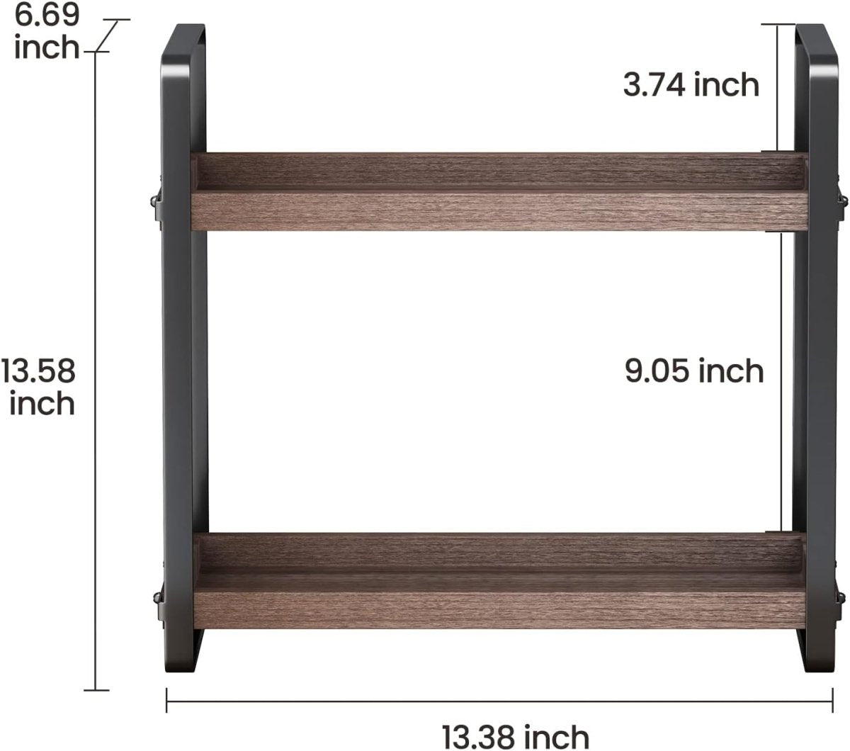 HNRLOY Bathroom Counter Organizer,Bathroom Countertop Organizer,Counter Shelf,Countertop Storage,Organization and Storage,Makeup Shelf,Sink Caddy(Brown 3 Tier) - Homesidy.com