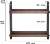 HNRLOY Bathroom Counter Organizer,Bathroom Countertop Organizer,Counter Shelf,Countertop Storage,Organization and Storage,Makeup Shelf,Sink Caddy(Brown 3 Tier) - Homesidy.com