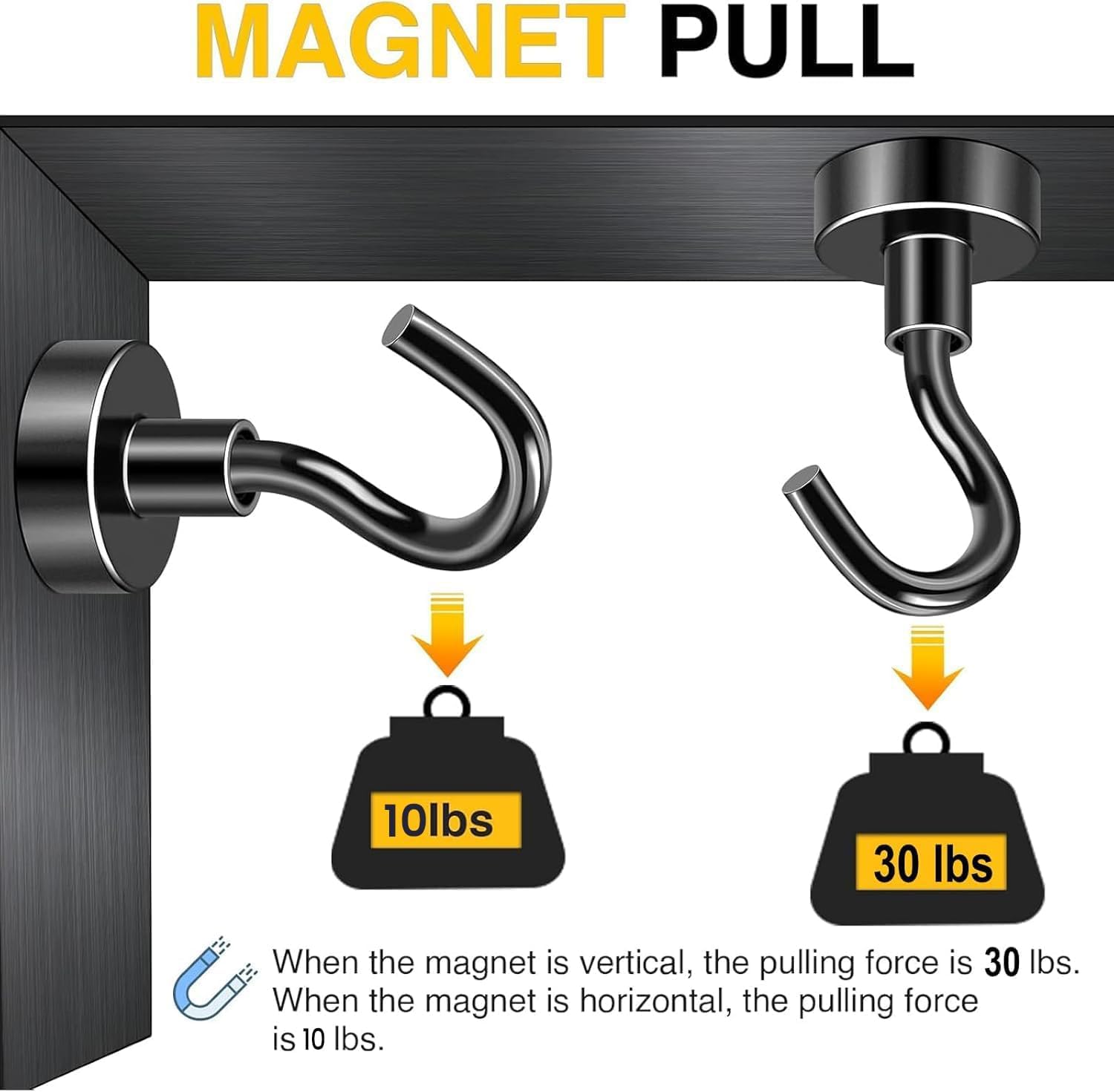 DIYMAG Magnetic Hooks, 30lbs Magnet Hook 2025 Cruise Cabin Ship Essentials Heavy Duty Strong Magnets Refrigerator Fridge Hanging for Classroom Beach Vacation Kitchen Grills Home 20 Pack (Silver) - Homesidy.com