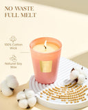 M&amp;SENSE Extra Large Candle Creamy Vanilla Scented, 3 - Wick 35oz 150H Long Lasting, Natural Soy Wax Aromatherapy Candle for Stress Relief, Home Fragrance Fall Winter Christmas Thanksgiving Gifts - Homesidy.com