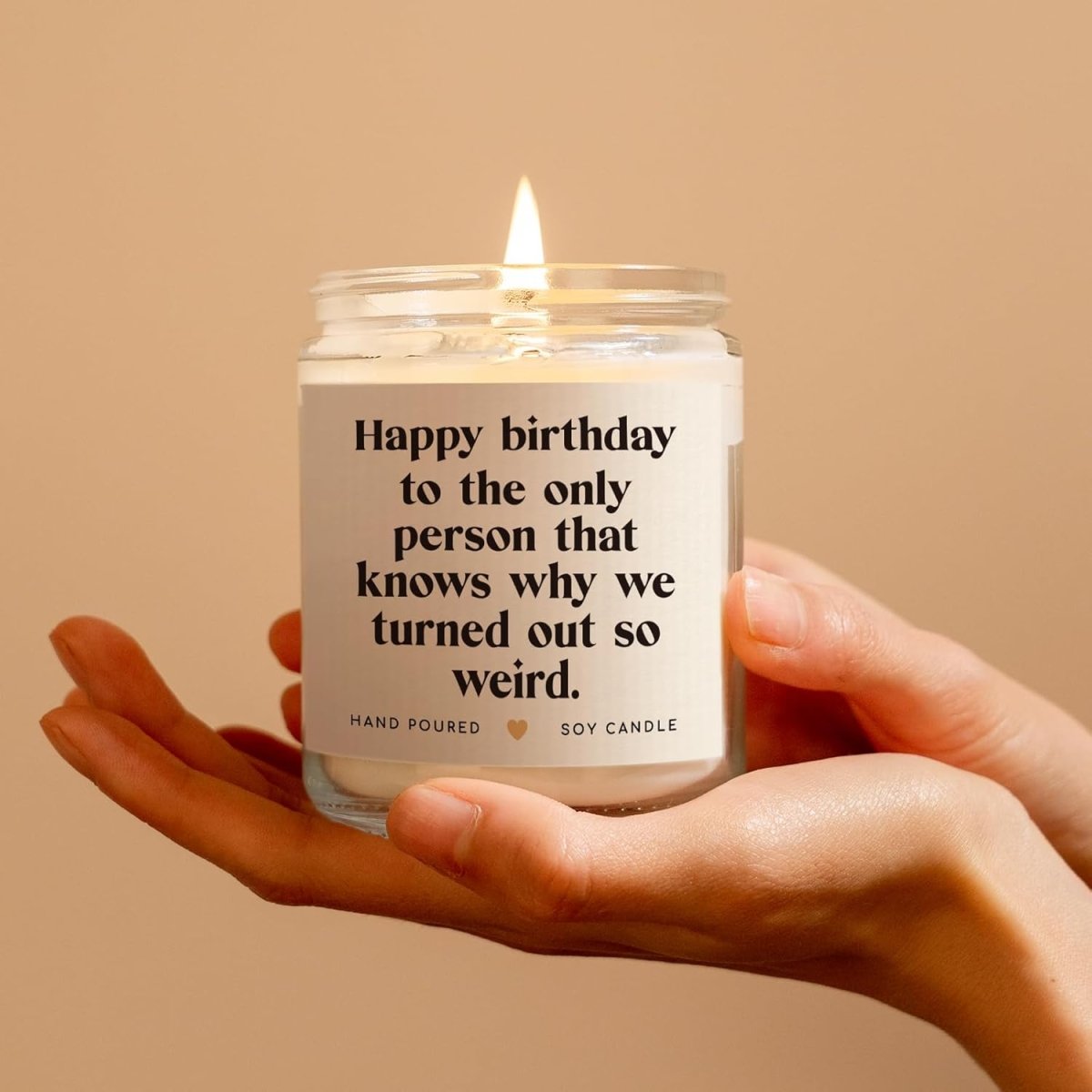 musaecoin Sister Birthday Gifts, Funny Gifts for Sister Christmas, Happy Birthday Gift for Women Sister Best Friend - Handmade Lavender Candle 7oz - Homesidy.com