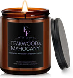 Eucalyptus &amp; Sage Scented Candles,Candles for Home Scented Aromatherapy Candles,Soy Wax Candle Gift for Women Men Amber Jar Candle, 7oz - Homesidy.com