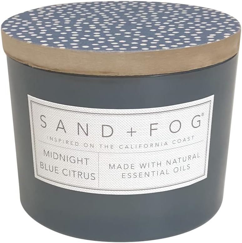 Sand Fog Scented Candle - Crushed Candy Cane – Additional Scents and Sizes – 100% Cotton Lead - Free Wick - Luxury Air Freshening Jar Candles - Perfect Home Decor – 12oz … - Homesidy.com