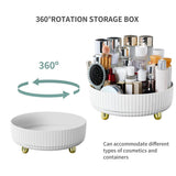funest Makeup Perfume Organizer, 360 Degree Rotating Lazy Susan Cosmetic Desk Storage Lotions Display Case Round Tray with Large Capacity, for your Jewelry - Homesidy.com