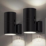 L LOHAS LED Night Light Plug in, Modern Night Lights Plug into Wall, Dusk to Dawn Sensor, Soft White 3000K, 0 - 100LM Adjustable Brightness, Dimmable Night Lights for Hallway Bedroom Stairway, 2 Pack - Homesidy.com