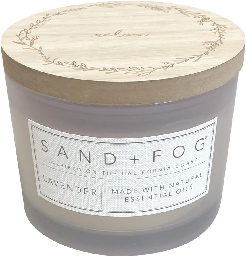 Sand Fog Scented Candle - Crushed Candy Cane – Additional Scents and Sizes – 100% Cotton Lead - Free Wick - Luxury Air Freshening Jar Candles - Perfect Home Decor – 12oz … - Homesidy.com