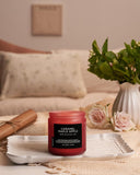 M&amp;SENSE Ode to Winter Soy Candles Strong Scented, 2 Wick Jar Candle 19.4oz 110 Hour Long Lasting, Lavender Sandalwood Organic Natural Aromatherapy Candle Gifts Bedroom Bathroom Home Decor - Homesidy.com
