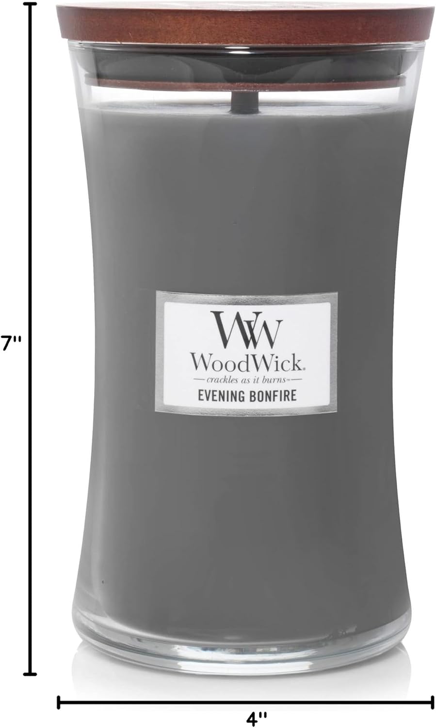 WoodWick Marine Amber Holiday Candle Gifts for Women and Men, 9.7 oz Precious Metals Collection with Crackling Wick - Homesidy.com